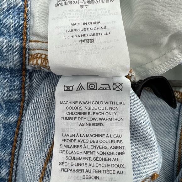 Madewell The Perfect Summer Jean Light Wash Denim Boyfriend Style Jeans Sz 24 - Picture 8 of 11